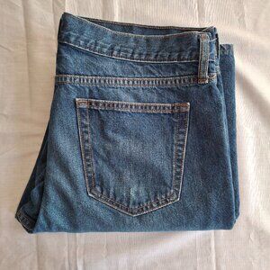 Mens Denim Blue Jeans Old Navy Regular Standard Fit Tag 34x32, Measure 35x31
